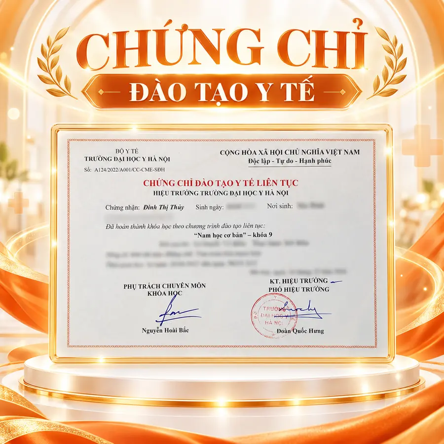 Chứng chỉ đào tạo y tế liên tục Nam học cơ bản — Đại học Y Hà Nội